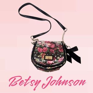 Betsy Johnson Floral Pink Purse
